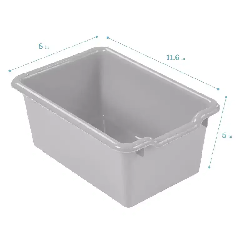 Meuble de rangement à roulettes Cubby avec 15 bacs à ouverture frontale, 3x4, Meuble pour enfants