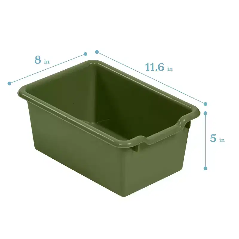 Meuble de rangement à roulettes Cubby avec 15 bacs à ouverture frontale, 3x4, Meuble pour enfants