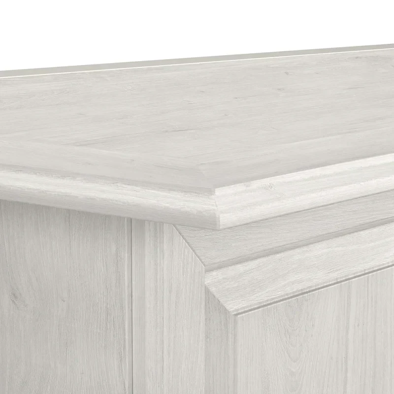 Bureau de direction Bush Furniture Saratoga avec tiroirs et rangements
