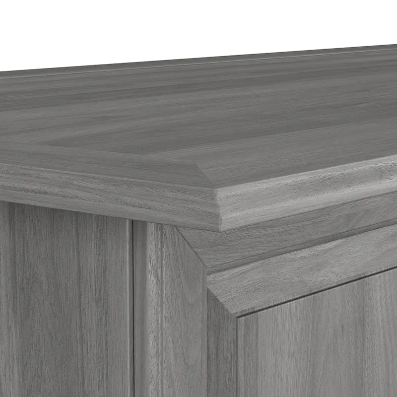 Bureau de direction Bush Furniture Saratoga avec tiroirs et rangements