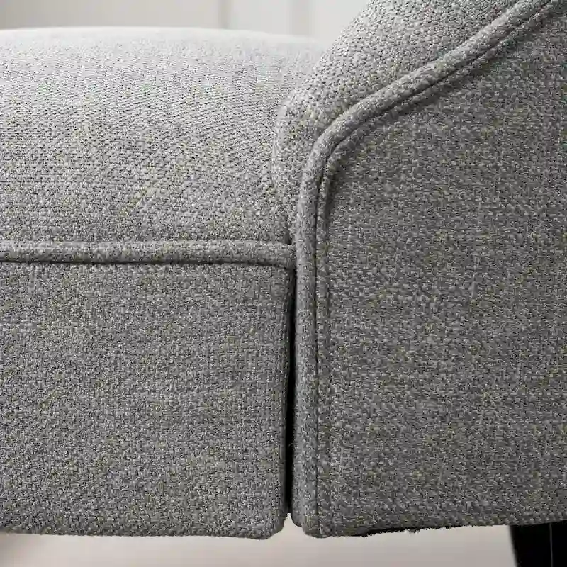 Fauteuil d'appoint confortable sans accoudoirs pour le salon