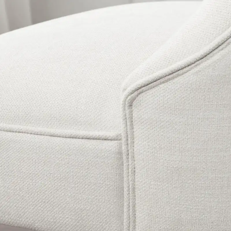 Fauteuil d'appoint confortable sans accoudoirs pour le salon