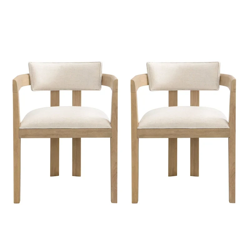 Chaise de salle à manger moderne sophistiquée Conrad avec accoudoirs par Christopher Knight Home