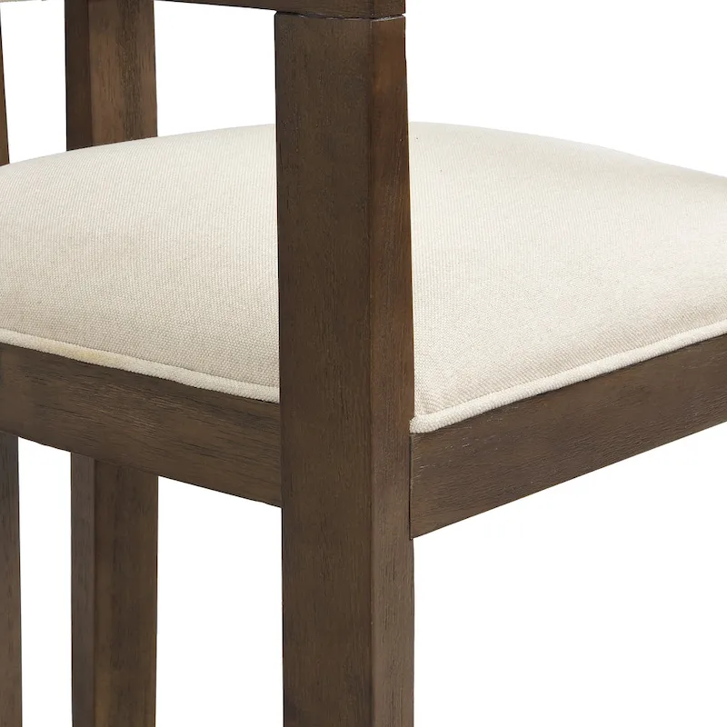 Chaise de salle à manger moderne sophistiquée Conrad avec accoudoirs par Christopher Knight Home