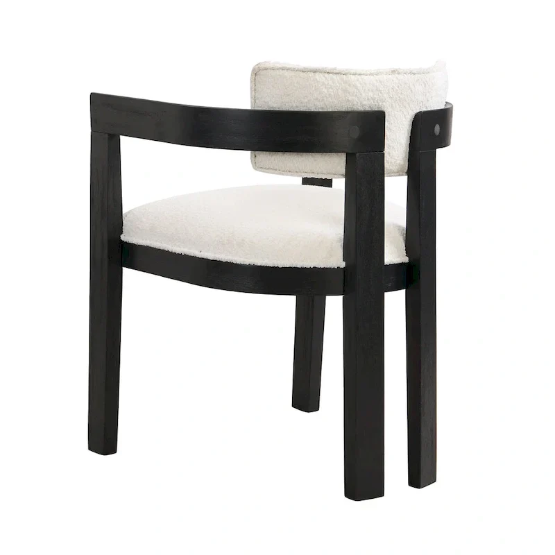 Chaise de salle à manger moderne sophistiquée Conrad avec accoudoirs par Christopher Knight Home