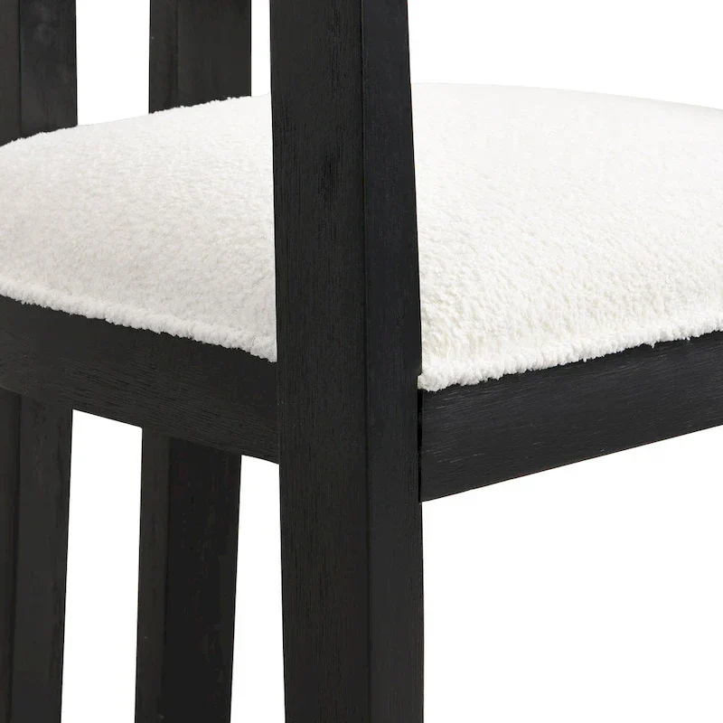 Chaise de salle à manger moderne sophistiquée Conrad avec accoudoirs par Christopher Knight Home