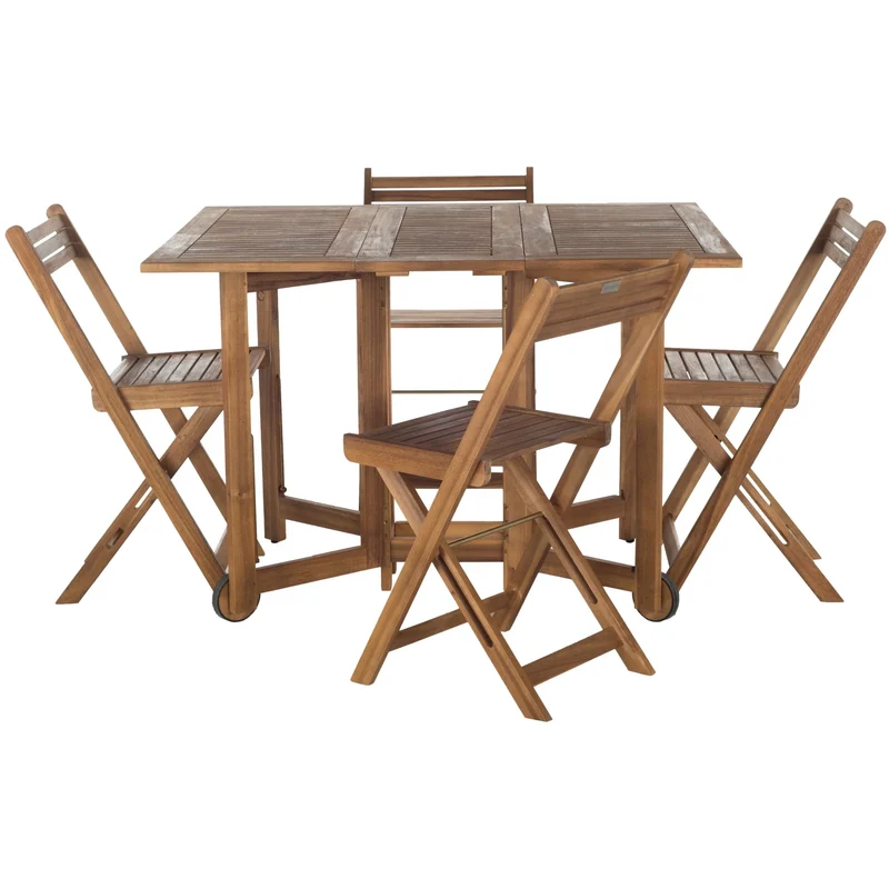 Ensemble de table à manger d'extérieur SAFAVIEH Outdoor Brandy 5 pièces - 43Lx35Px29H