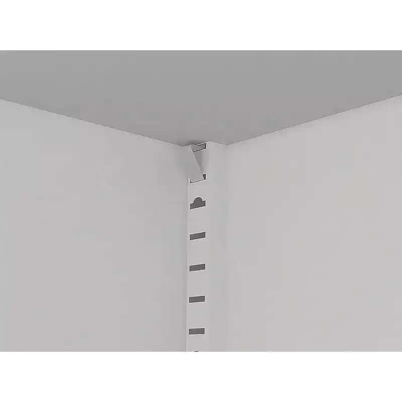 Homy Casa Meuble de rangement à 4 portes avec panneaux en rotin et étagères réglables pour salon, salle à manger ou entrée, Noir et Naturel