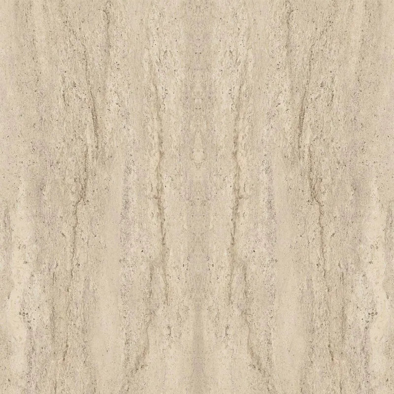 Tavolino da salotto 100x60 cm colore travertino con bordi arrotondati Sam