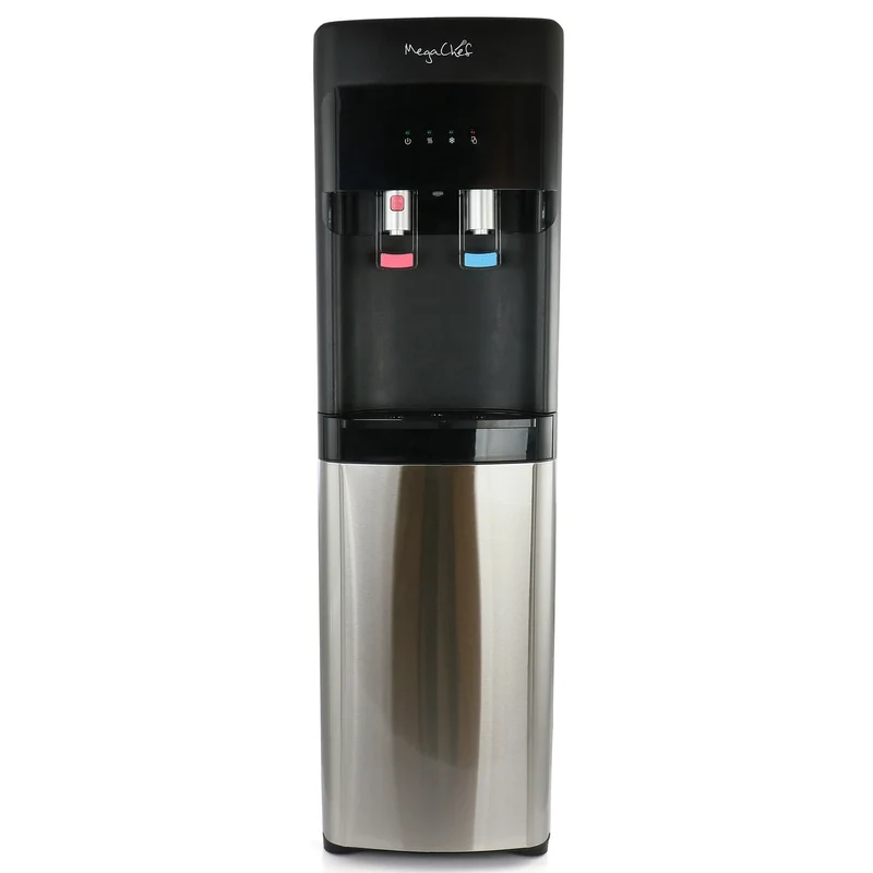 Distributeur d'eau chaude et froide à chargement par le bas MegaChef - 12x13.6x41
