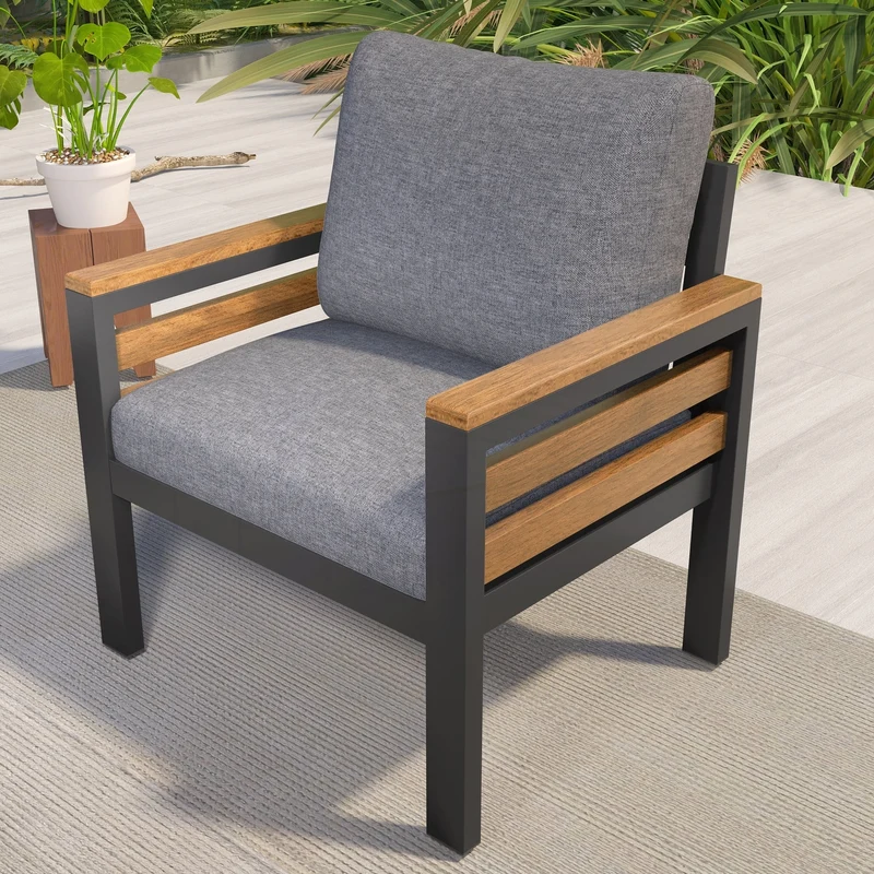 Ensemble de canapé de jardin 4 pièces