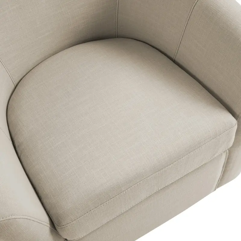 Lot de 2 fauteuils pivotants modernes avec accoudoirs pour salon