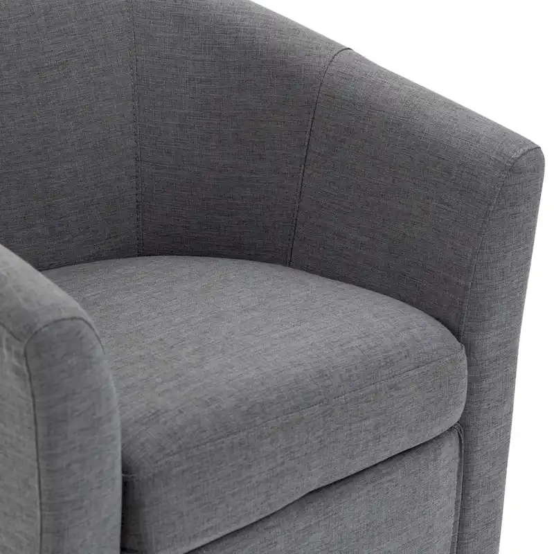 Lot de 2 fauteuils pivotants modernes avec accoudoirs pour salon