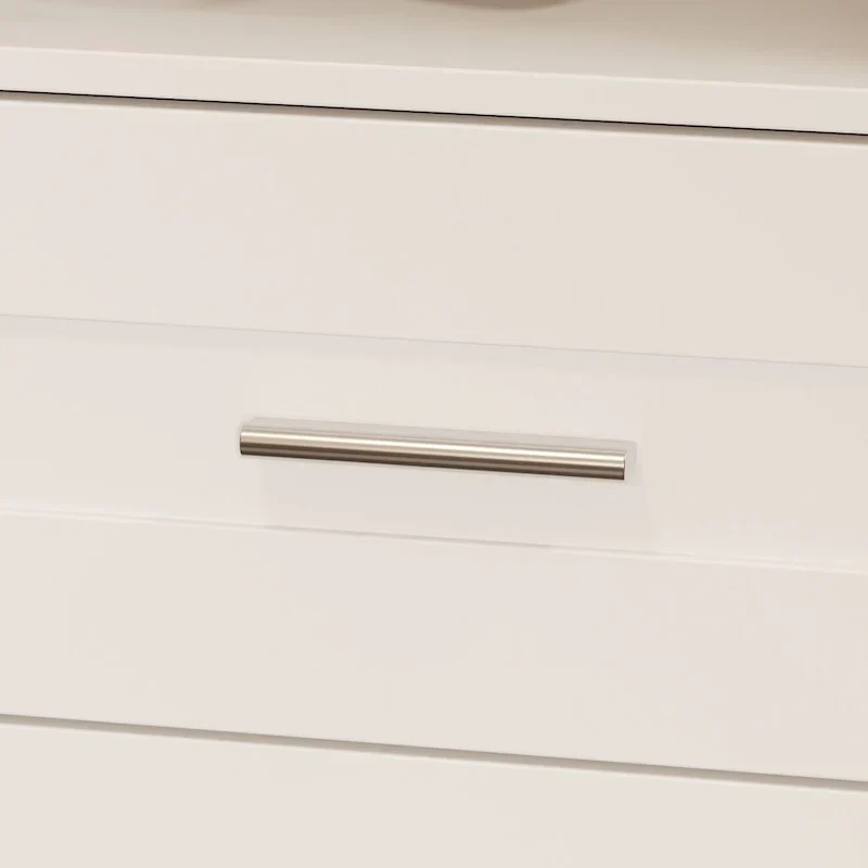 Armoire d'angle avec 2 tringles, un porte-pantalons et un rangement à chaussures