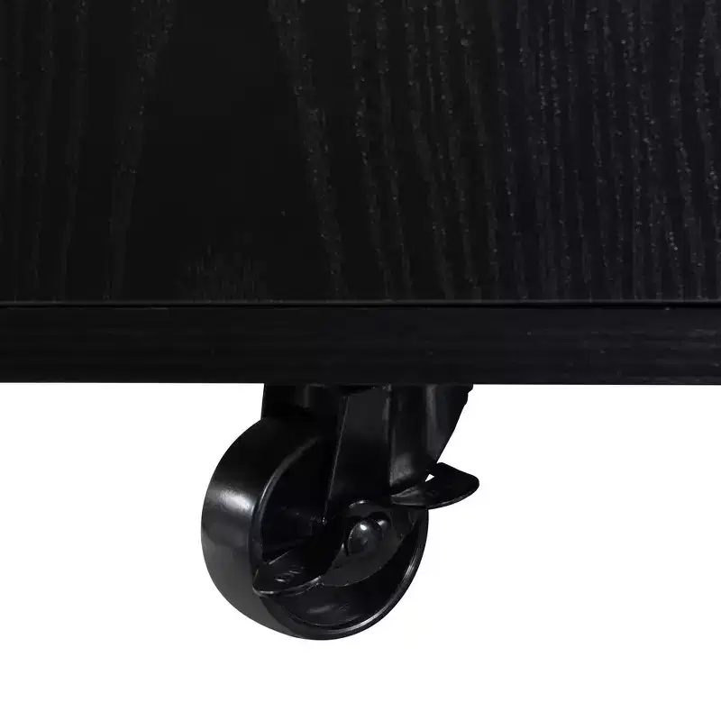Table basse relevable multifonctionnelle et moderne avec rangement dissimulé, 4 tabourets et roulettes, parfaite pour les espaces de vie modernes.