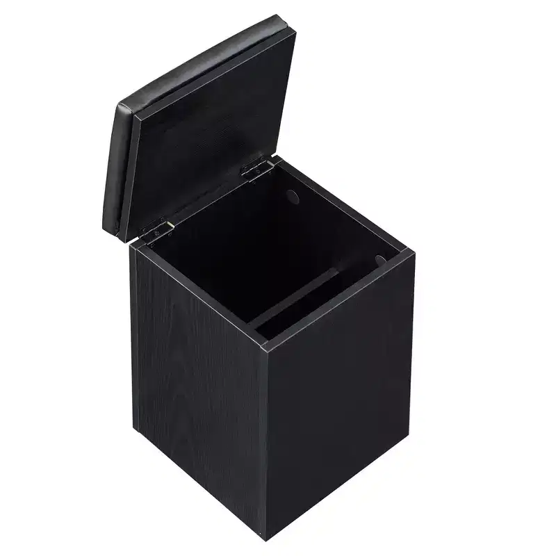Table basse relevable multifonctionnelle et moderne avec rangement dissimulé, 4 tabourets et roulettes, parfaite pour les espaces de vie modernes.