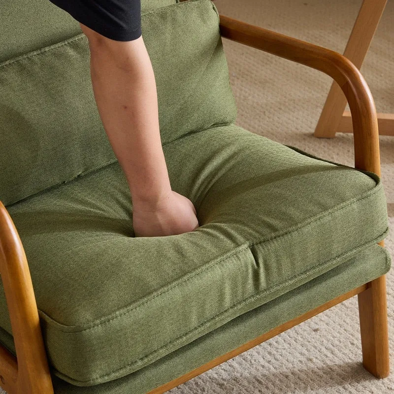Fauteuil d'appoint rembourré Mid-Century Modern