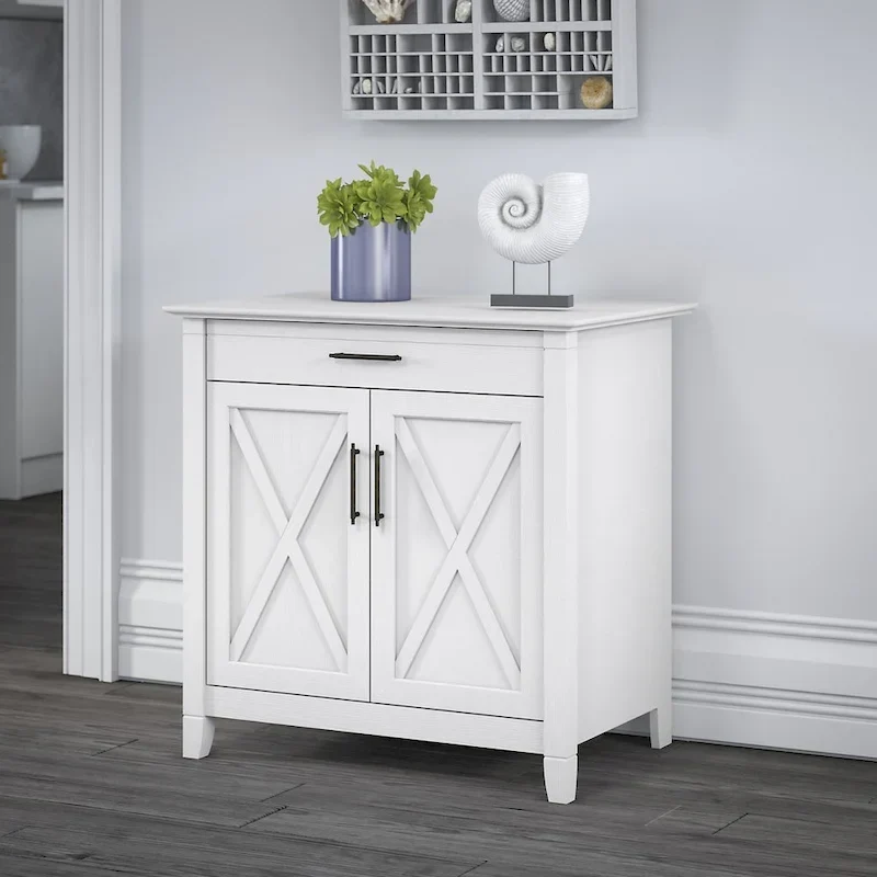Secrétaire Key West avec meuble de rangement Bush Furniture