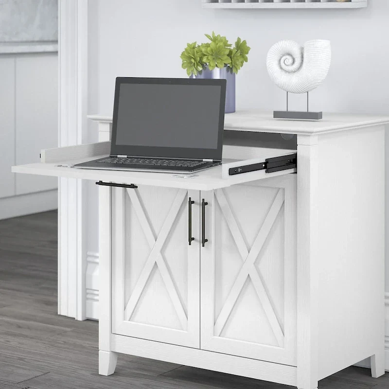 Secrétaire Key West avec meuble de rangement Bush Furniture