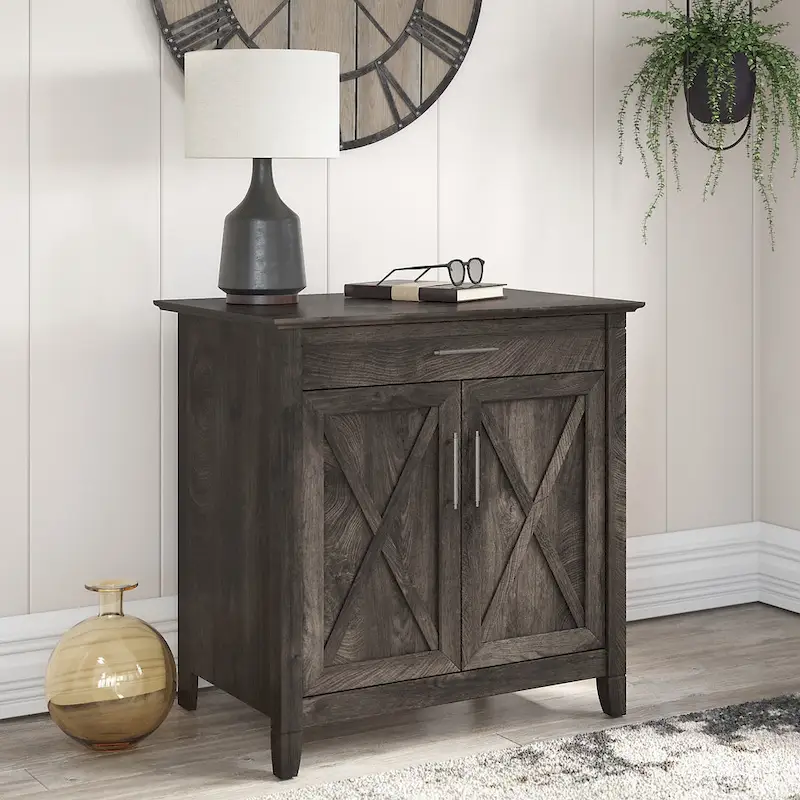 Secrétaire Key West avec meuble de rangement Bush Furniture