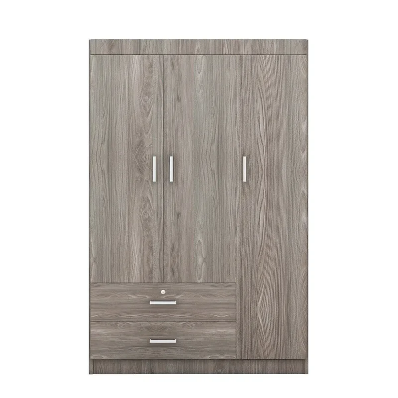 Armoire 3 portes avec 2 tiroirs