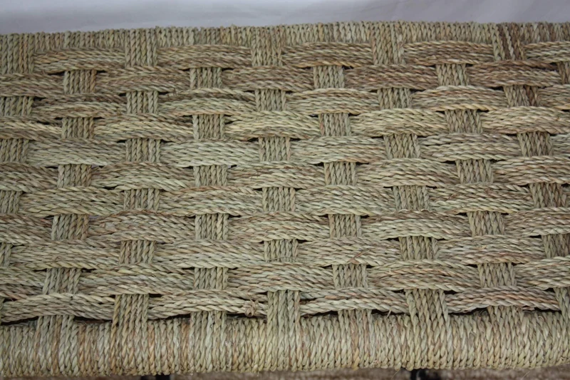 BANC Marocain en Bois de Citronnier - Banquette tressée 1/2 places - 70cm ou 80cm - Décoration Bohème