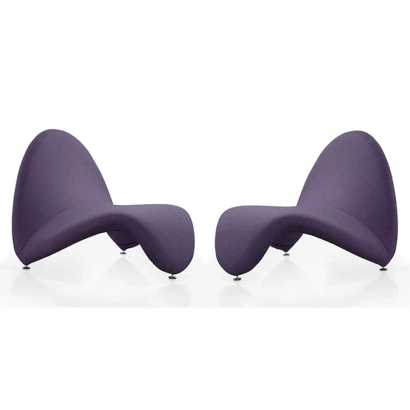 Fauteuil d'appoint en mélange de laine