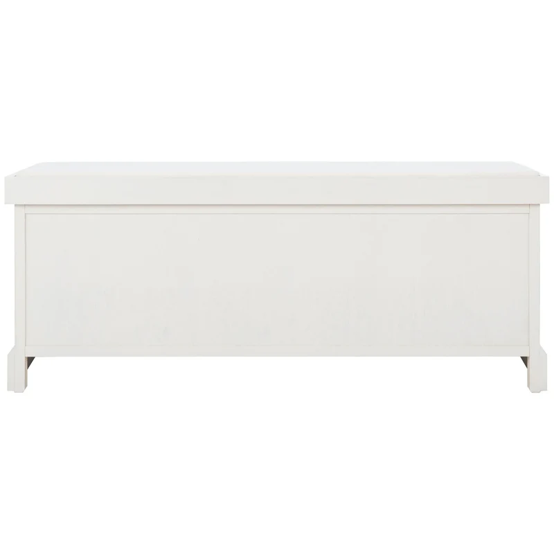 Banc de rangement SAFAVIEH Fiorello 3 tiroirs avec coussin - 47,3 L x 15 P x 19 H - 47Lx15Px19H
