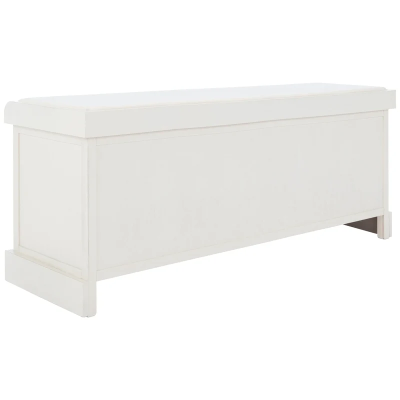 Banc de rangement SAFAVIEH Fiorello 3 tiroirs avec coussin - 47,3 L x 15 P x 19 H - 47Lx15Px19H