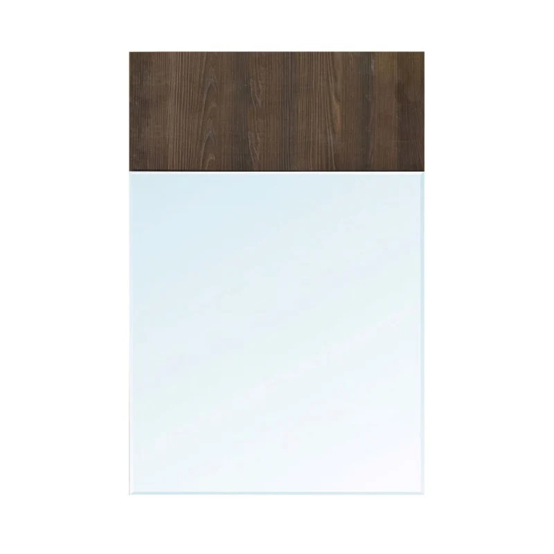 Specchiera con pannello legno 70x110 Brown