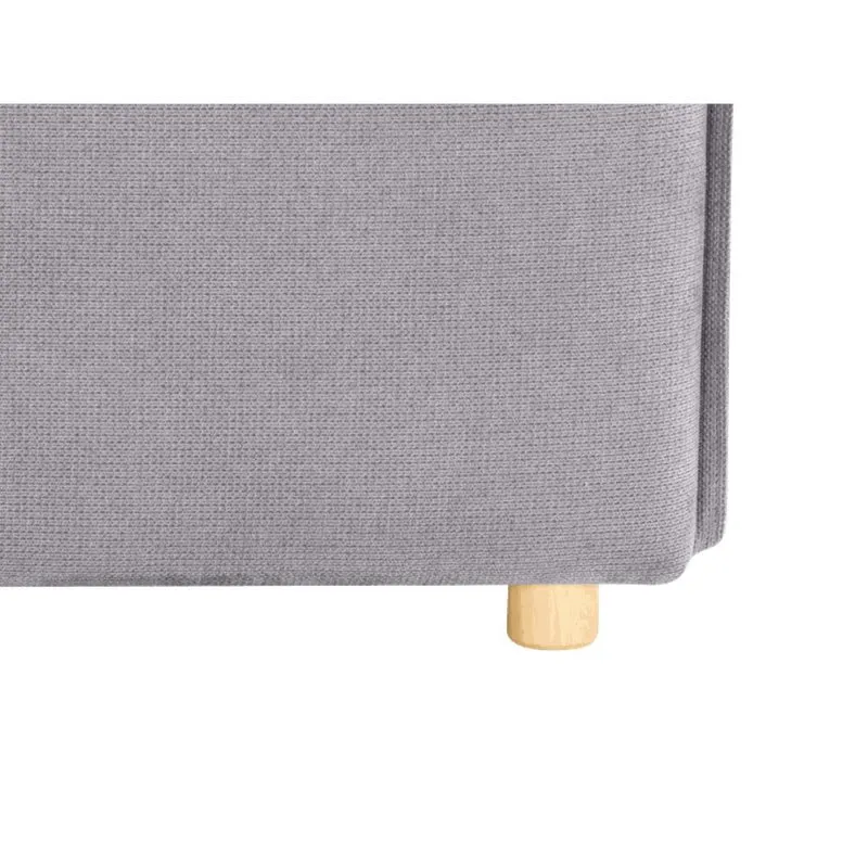 Divano letto 3 posti tessuto grigio 176x93x97H Cassie