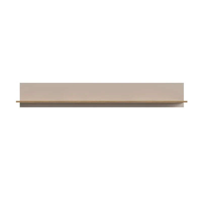 Mensola in cashmere e rovere evoque 167x17.6x25H Frezo04