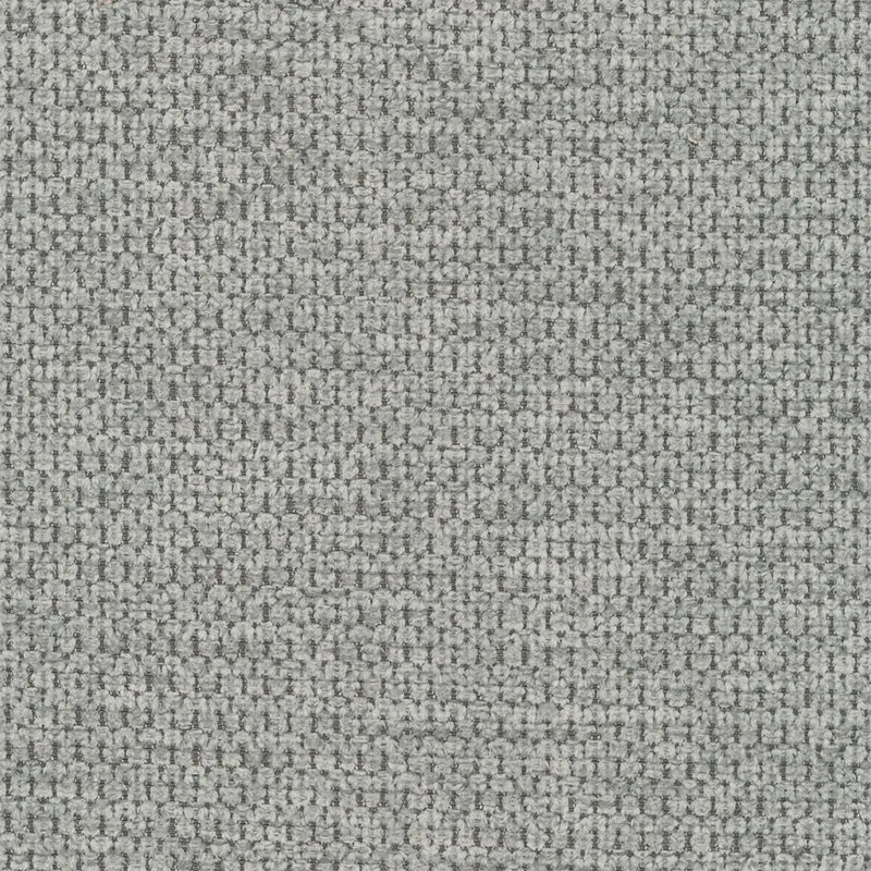 Divano letto angolare con penisola sinistra e pouf contenitore grigio Fiona