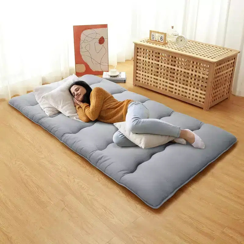 Matelas Futon Japonais, Matelas de Sol Pliable, Tapis Tatami pour Maison, Matelas de Camping