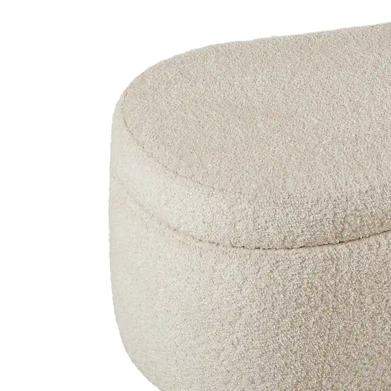 Banc de rangement rabattable INK+IVY Bailey Taupe Boucle