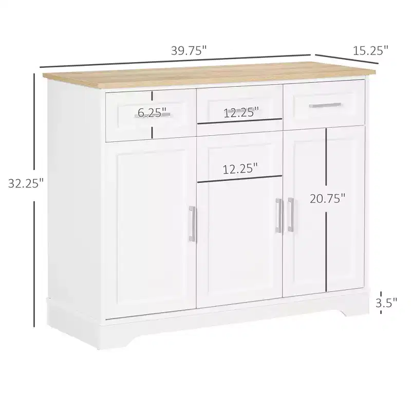 Bahut de cuisine moderne avec rangement, îlot de cuisine, meuble de salle à manger, meuble de salon