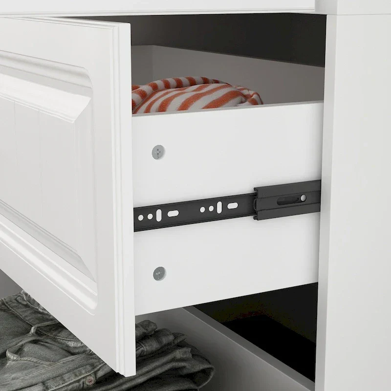 93.9H/74.2H Armoires Penderie Placard Rangement avec Tiroirs