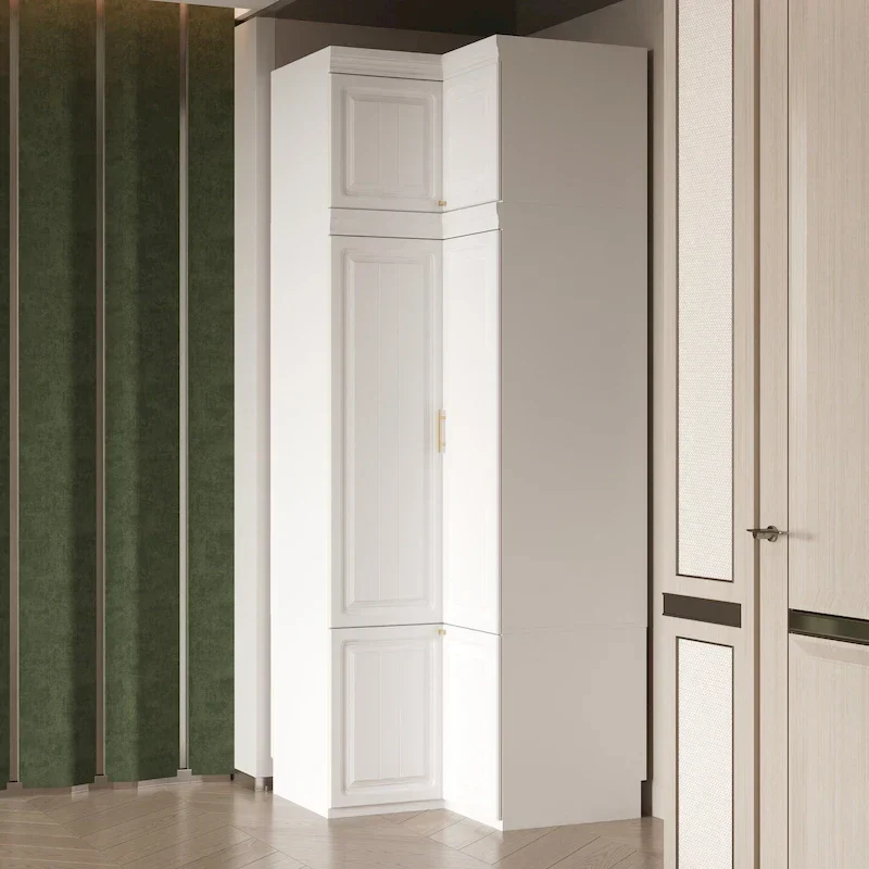 93.9H/74.2H Armoires Penderie Placard Rangement avec Tiroirs