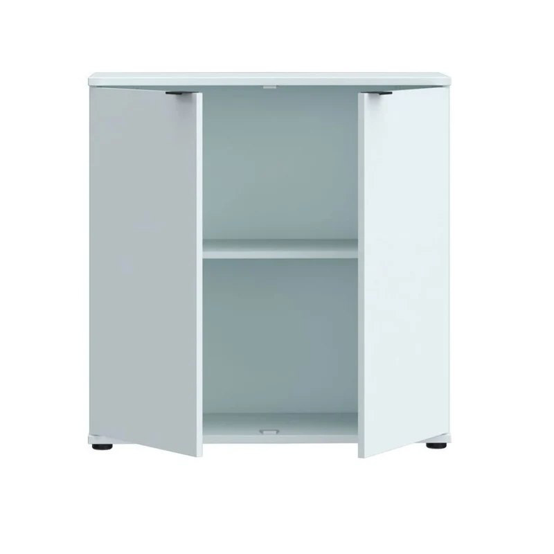 Mobile multiuso 2 ante 80 cm colore grigio chiaro Segno