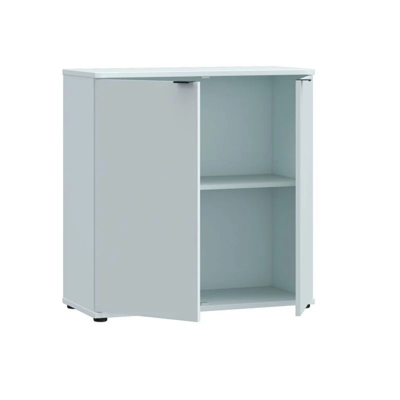 Mobile multiuso 2 ante 80 cm colore grigio chiaro Segno