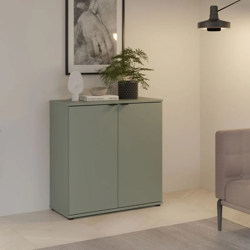 Mobile multiuso 2 ante 80 cm colore verde salvia Segno