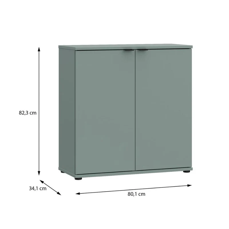 Mobile multiuso 2 ante 80 cm colore verde salvia Segno