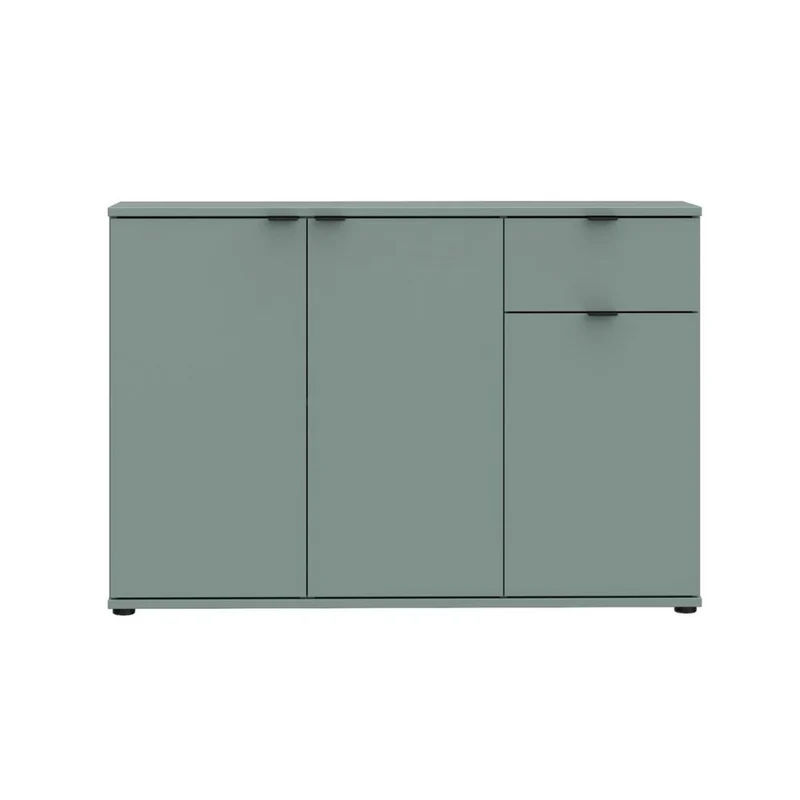 Mobile multiuso 3 ante e 1 cassetto 120 cm colore verde salvia Segno