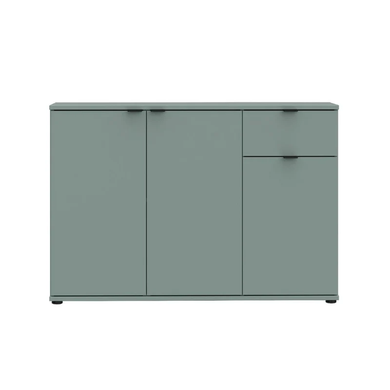 Mobile multiuso 3 ante e 1 cassetto 120 cm colore verde salvia Segno