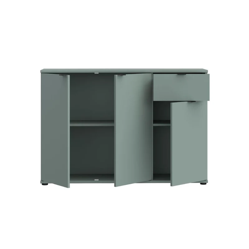 Mobile multiuso 3 ante e 1 cassetto 120 cm colore verde salvia Segno