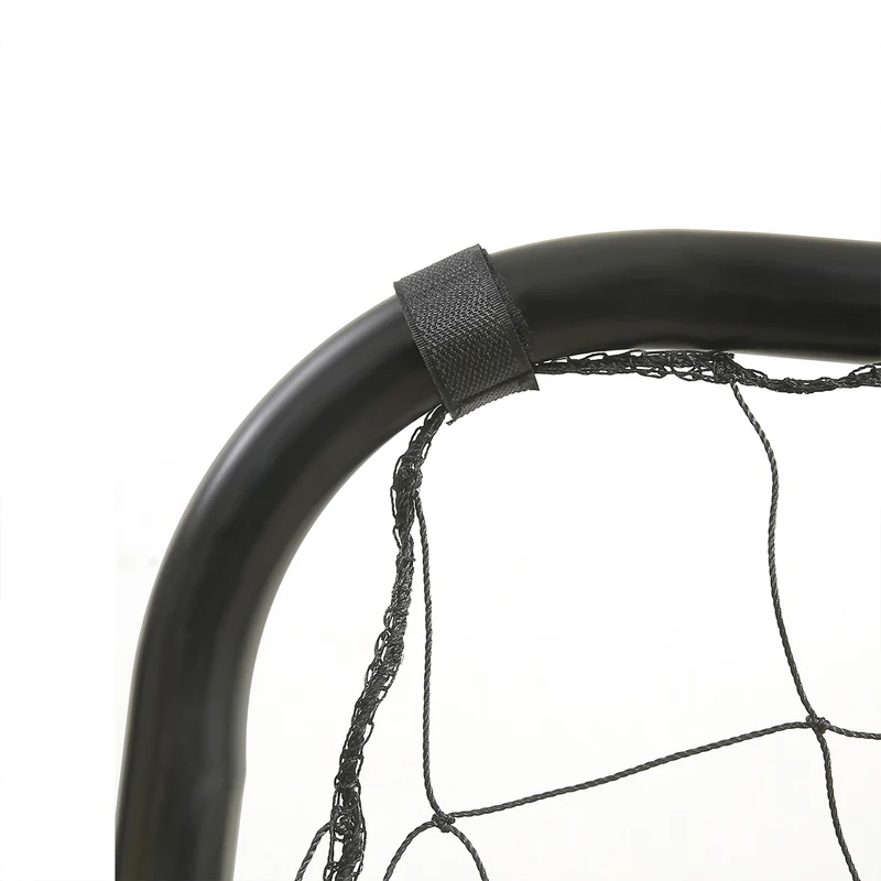Cage de football pour enfant jardin montage rapide 215 x 76 x 150 cm en tube traité noir 12_0009660