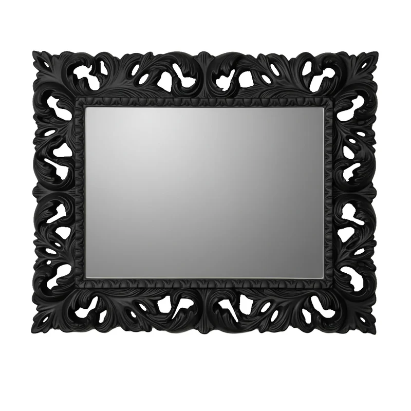Specchiera 101x82h colore nero lucido Madrid