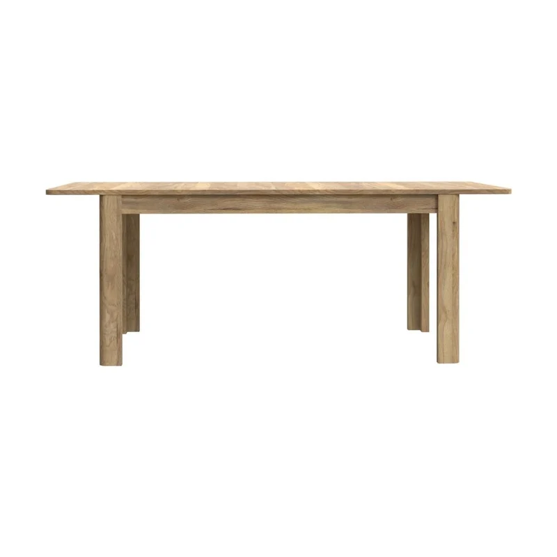 Tavolo rettangolare allungabile 160/206 cm con allunga centrale colore rovere Mono