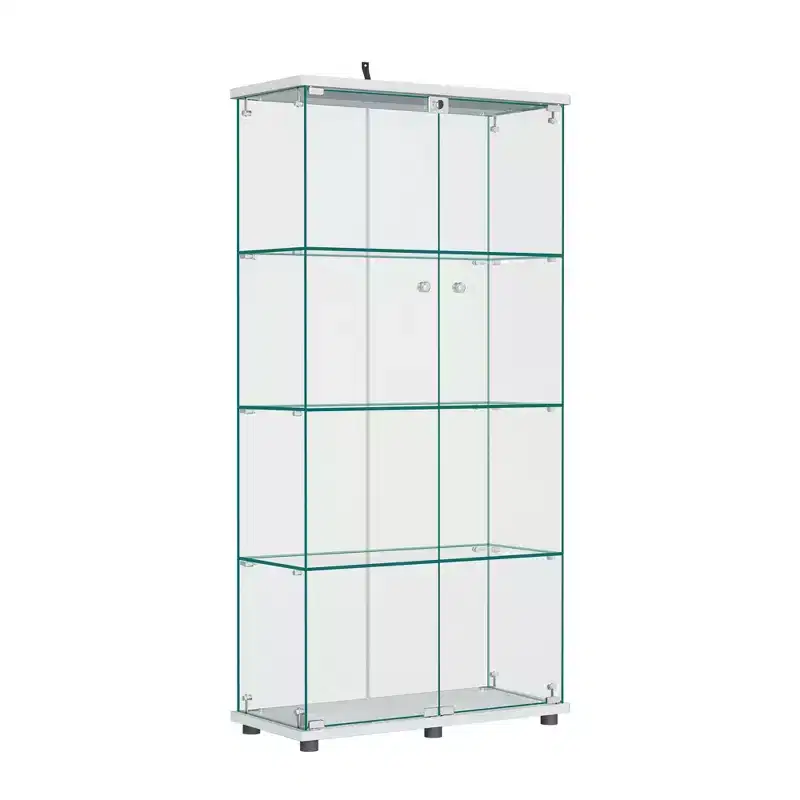 Vitrine en verre 64,5 X 32 avec serrure