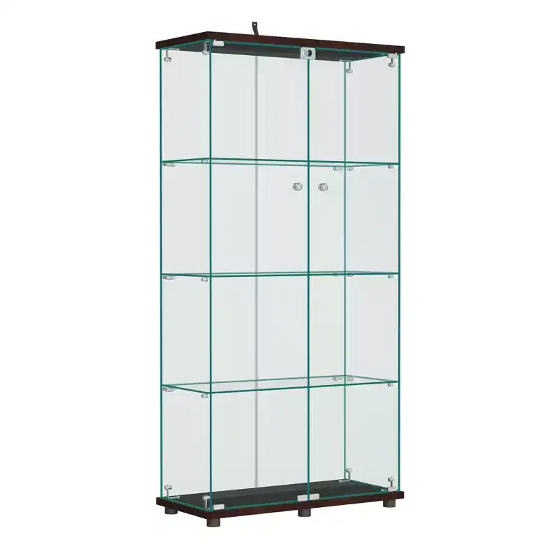 Vitrine en verre 64,5 X 32 avec serrure